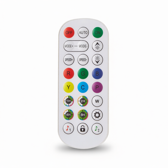 RGB LED Remote Control with 24 Functions Timer and Brightness Adjustment for Strip Lights