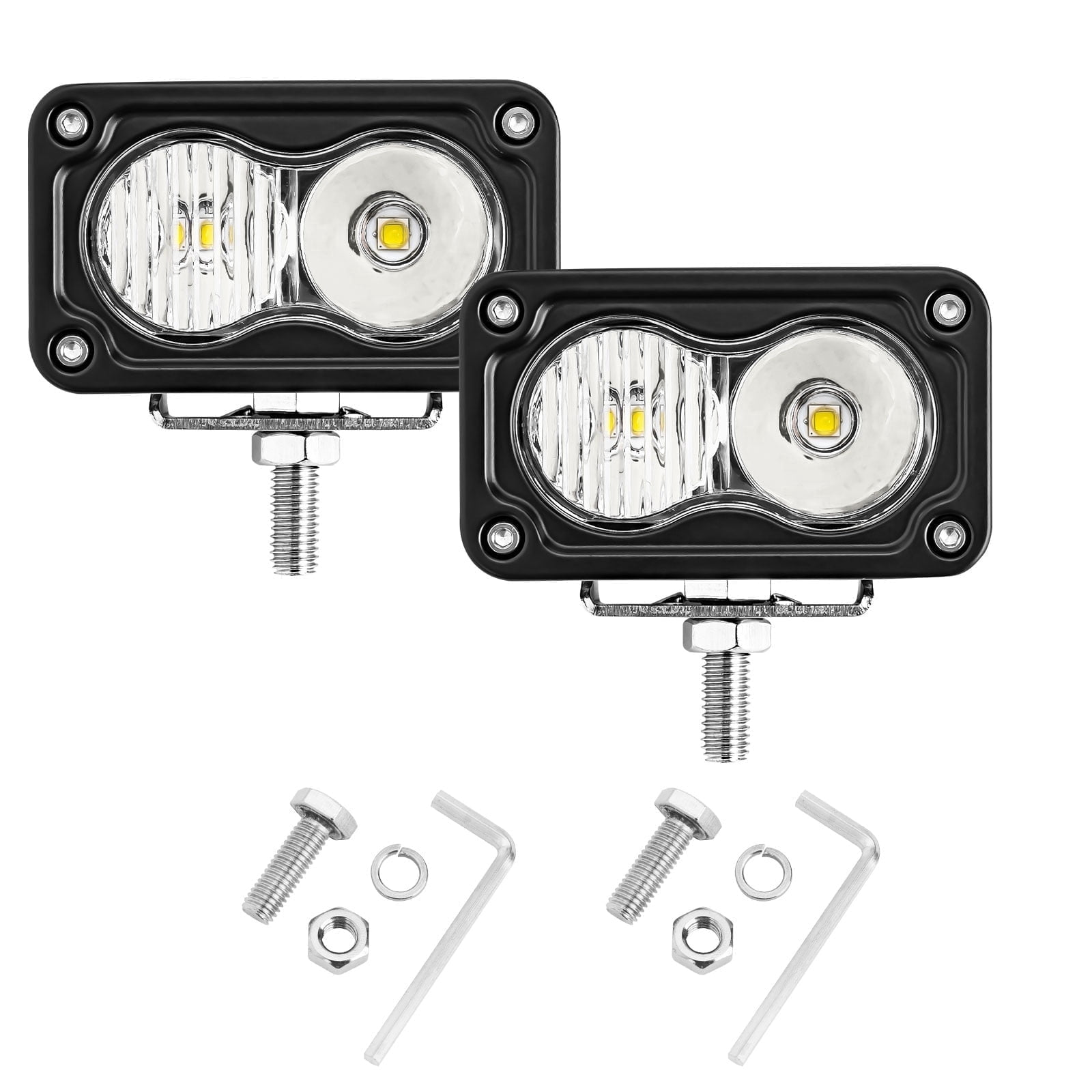 2PCS 3inch 40W LED Pods Combo Beam off Road Fog Driving Lights for Truck ATV UTV SUV