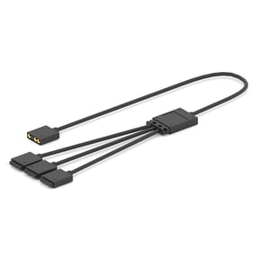 RGB LED Strip Splitter Cable 1 to 3 Ports ARGB LED Connector 3Pin 5V Wire Extension Cable Y Splitter