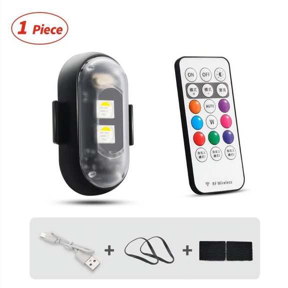 Led Aircraft Strobe lights Motorcycle Lights LED Flash Position Wireless Light Aircraft Airplane Helicopter Warning Lights