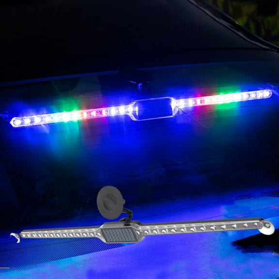 RGB Light Strip LED, Dynamic Scanning Flash Strobe Light With Wireless Remote, Turn Signal Third Brake Light For Car Truck SUV Interior Exterior Lighting-60cm