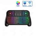 thumbnail image 1 of RGB Mini Keyboard Bluetooth 5.0 Keyboard 2.4G Wireless Keyboard Dual-mode Rechargeable Keyboard with Toucad for Android TV Box, 1 of 9
