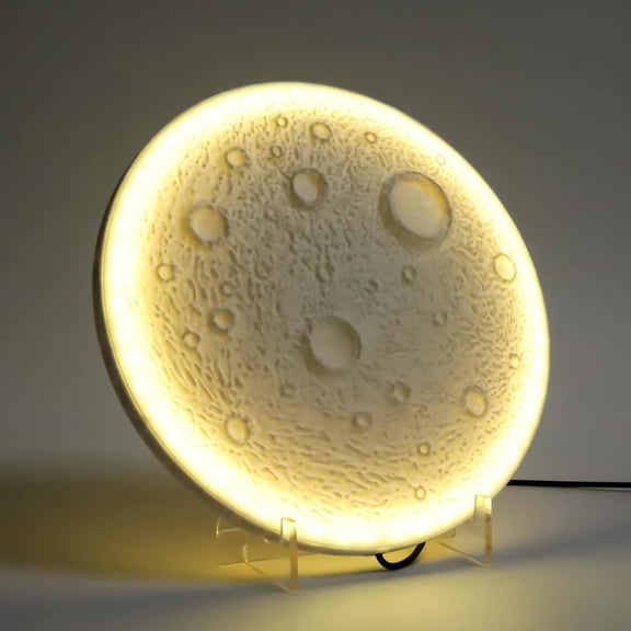 RGB Mood & Ambient YANTONing - Game & Party YANTON for Home, Office, and Room Desk Decor (Moon, Small)