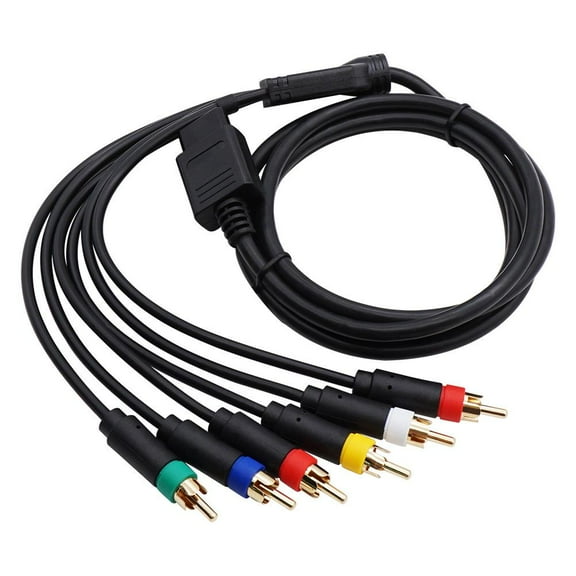 RGB/RGBS Composite Cable For N64 64 NGC/N64/SNES Video M6 New Consoles Hot