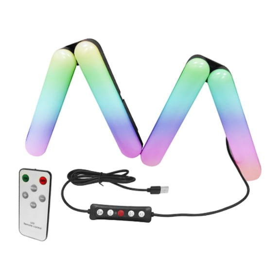 RGB Rings Light Folding RGB Rings Light 3200K-6500K 10 Levels Brightness Fill Light for Video Recording Live Streaming