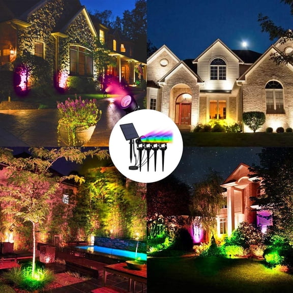 RGB Solar Spotlights Outdoor