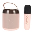 thumbnail image 1 of RGB Speaker 16 Light Beads Lightweight Compact Portable Bluetooth Speaker with Wireless Mic for Home Pink, 1 of 7