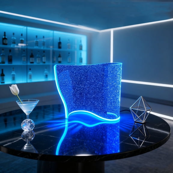 RGB Table Lamp LED,RGB Desk Lamp,Modern Bedside Lamps for Futuristic Ambient Mood Lighting,Unique Gaming Light with Smart APP&Remote Control Dimmable,for Room Decor,Concerts,Dance,Office,Gift