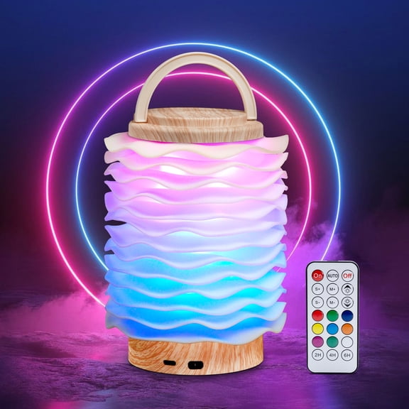 Night Light, Table Bedside Desk Lamps, Dimmable Touch Lamp with 8 Brightness Levels and RGB Modes, Timer & Memory Function, Portable LED Night Light for Bedroom, Baby Nursery, Living Room, Outdoor