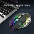 RGB Wired Gaming Ergonomic With 7 Backlight Modes 6 Keys 4 Speed Adjustable For Laptop PC Gamers