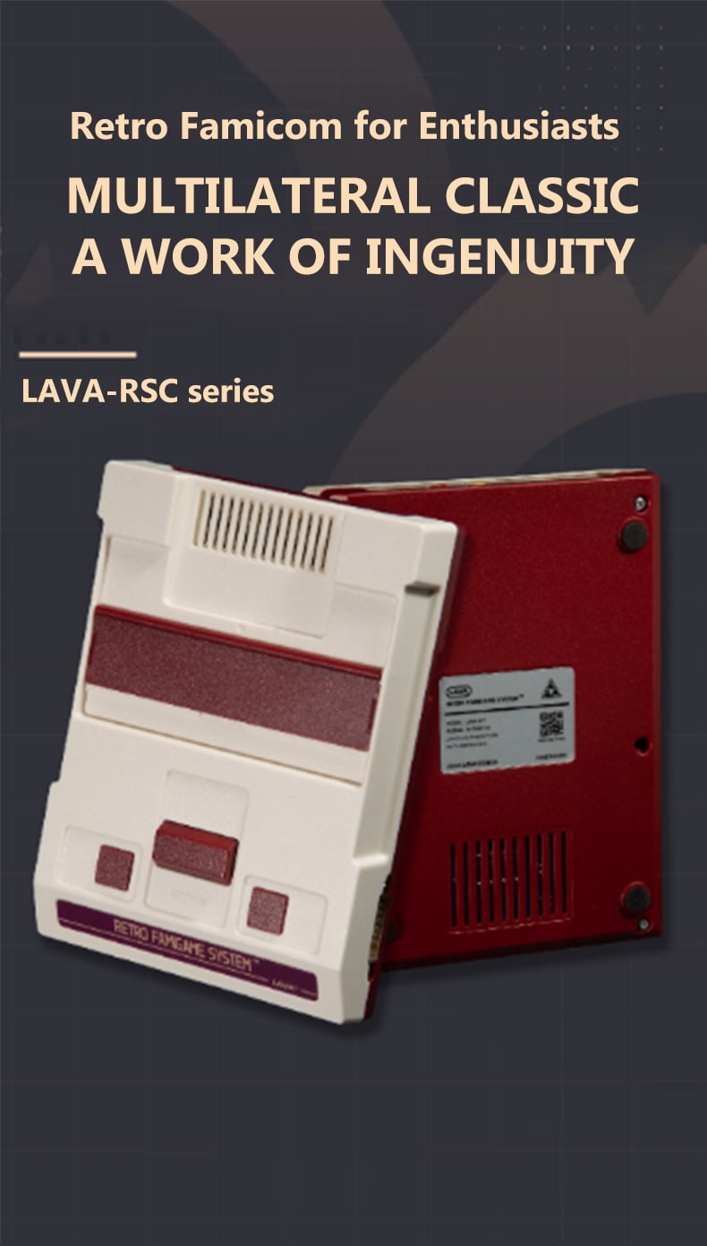 RGBFC LAVA-RSC Retro Famicon For Enthusiasts with RGBS S-Video CV and ...