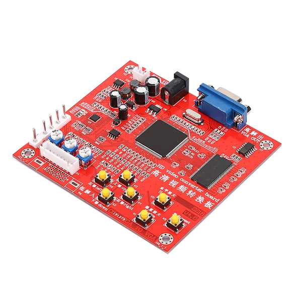 RGBS/CGA to VGA Video Converter Board, High Definition Game Console Signal Adapter for Arcade Machines, 10.5 x 10 cm