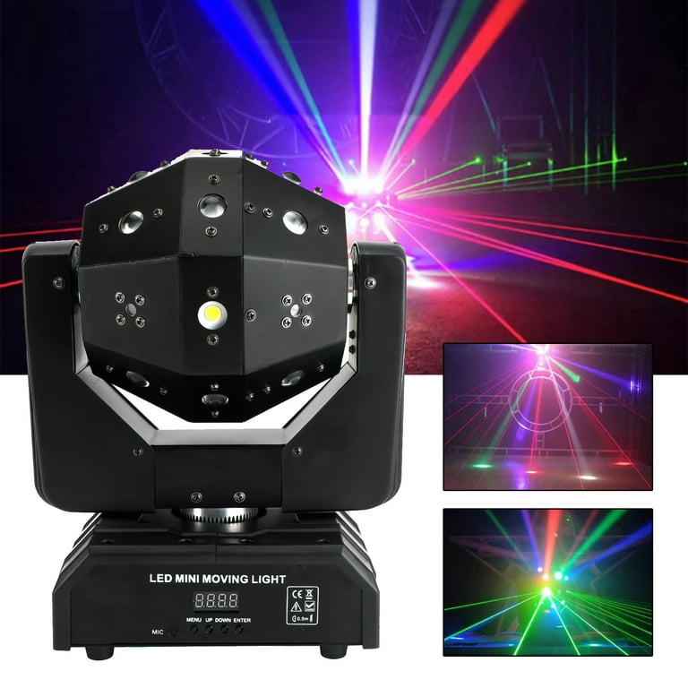 LED effet laser Moving Beam DJ LED Stage Light Disco Projecteur de