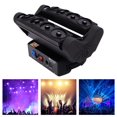 thumbnail image 1 of RGBW 8-Eye Spider Moving Head Stage Light LED Beam Laser DJ Party Spot Lighting, 1 of 8