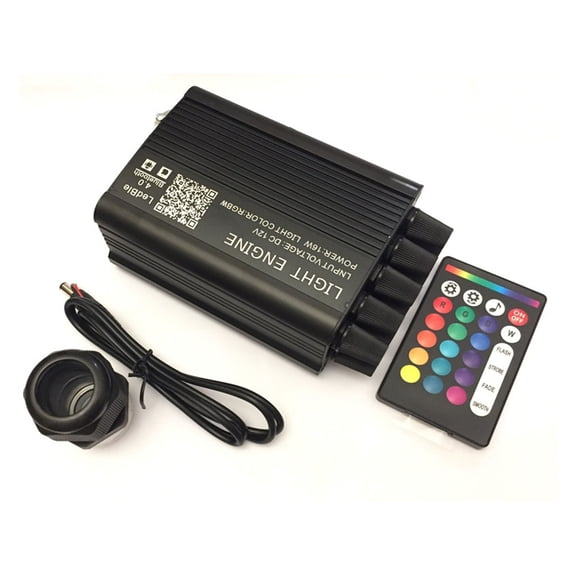 RGBW Car Ceiling Fiber Optic Led Engine illuminator-Starry&Shooting Meteor Light App Smart Phone Audio Remote Control ,Easy to Install