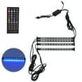 thumbnail image 1 of RGBW LED Car Interior Strip Lights with Music Mode Ambient Lighting USB Bluetooth APP Remote Control, 1 of 8