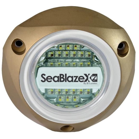 RGBW LED Surface Mount Bronze Housing 12 & 24V Seablaze X2 Spectrum Light