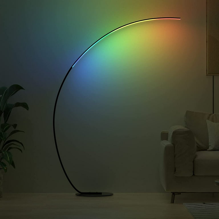Curved reading lamp top