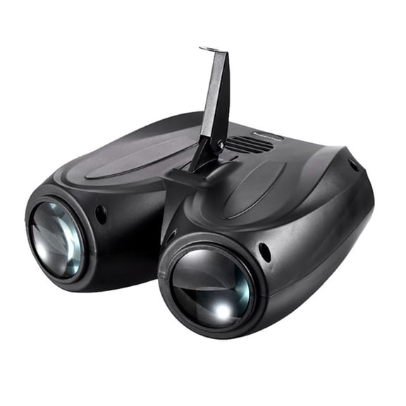 RGBW Pattern Stage Effect Lighting Projector 64/128LEDs Light Double Head Airship DJ Disco Party Led Lights For Xmas