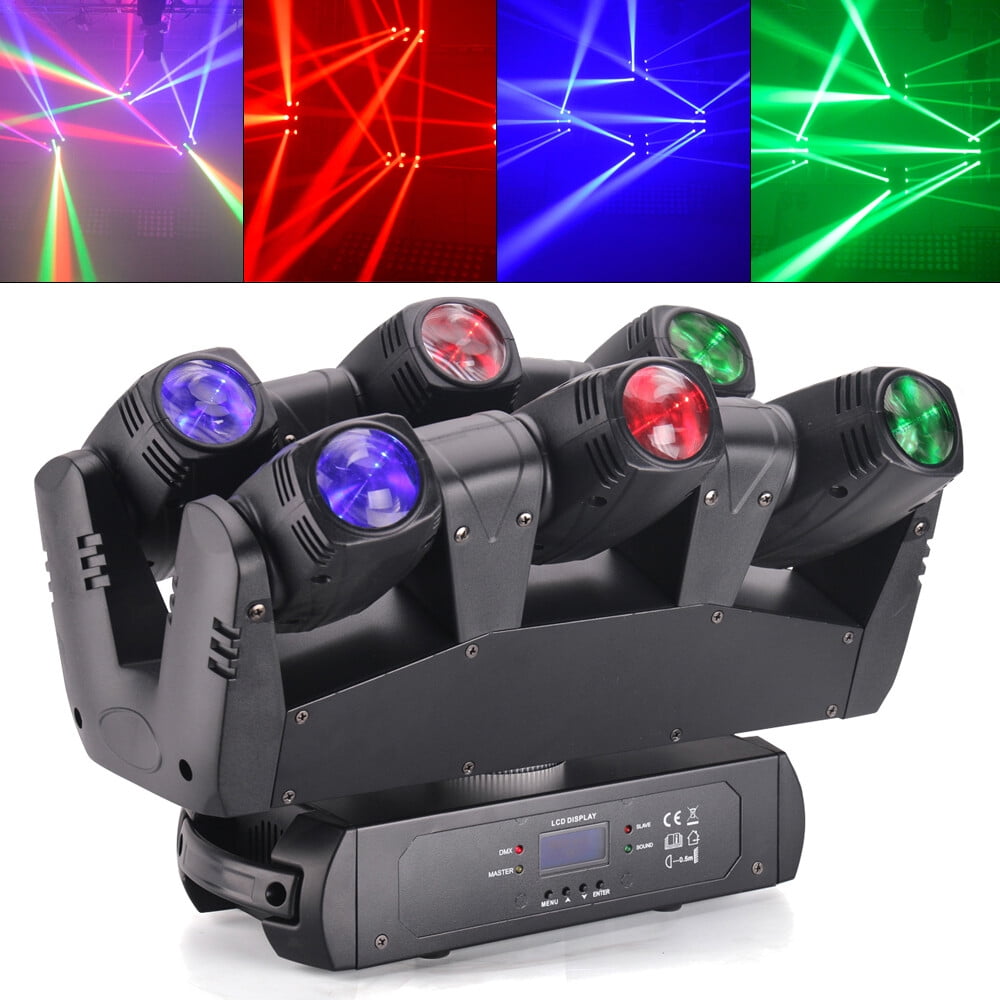 RGBW Stage Lights, 6 LED Stage Lights, DJ Party Lights
