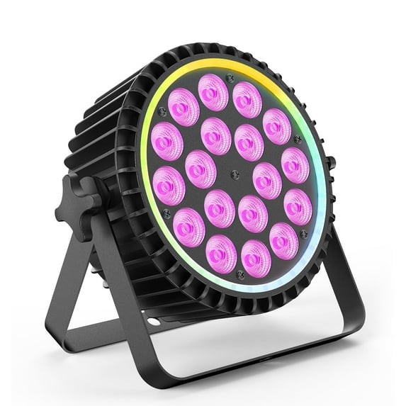 Wondnuga Stage Par Light with Dynamics LED Strip Color Mixing DMX512 for Bars, Wedding, Party