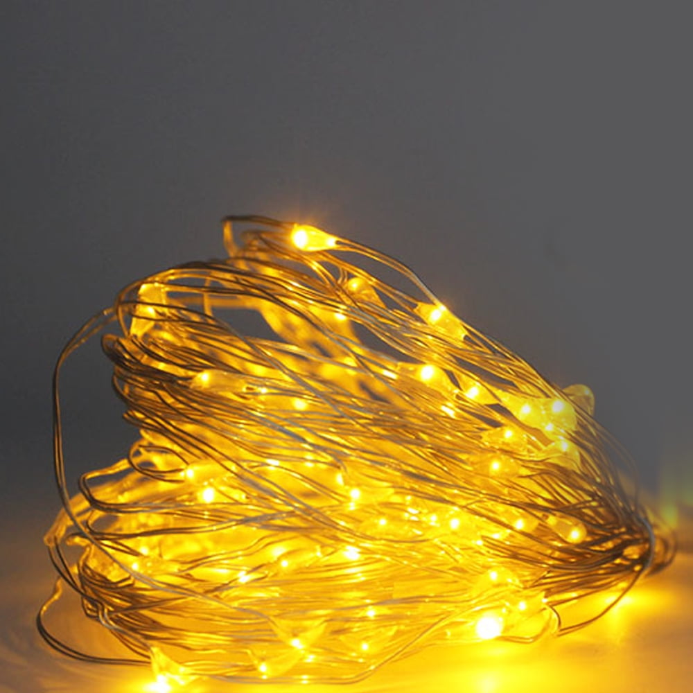 RGBZONE Battery String Lights 6.56 FT 20 LED Fairy String Lights 2M