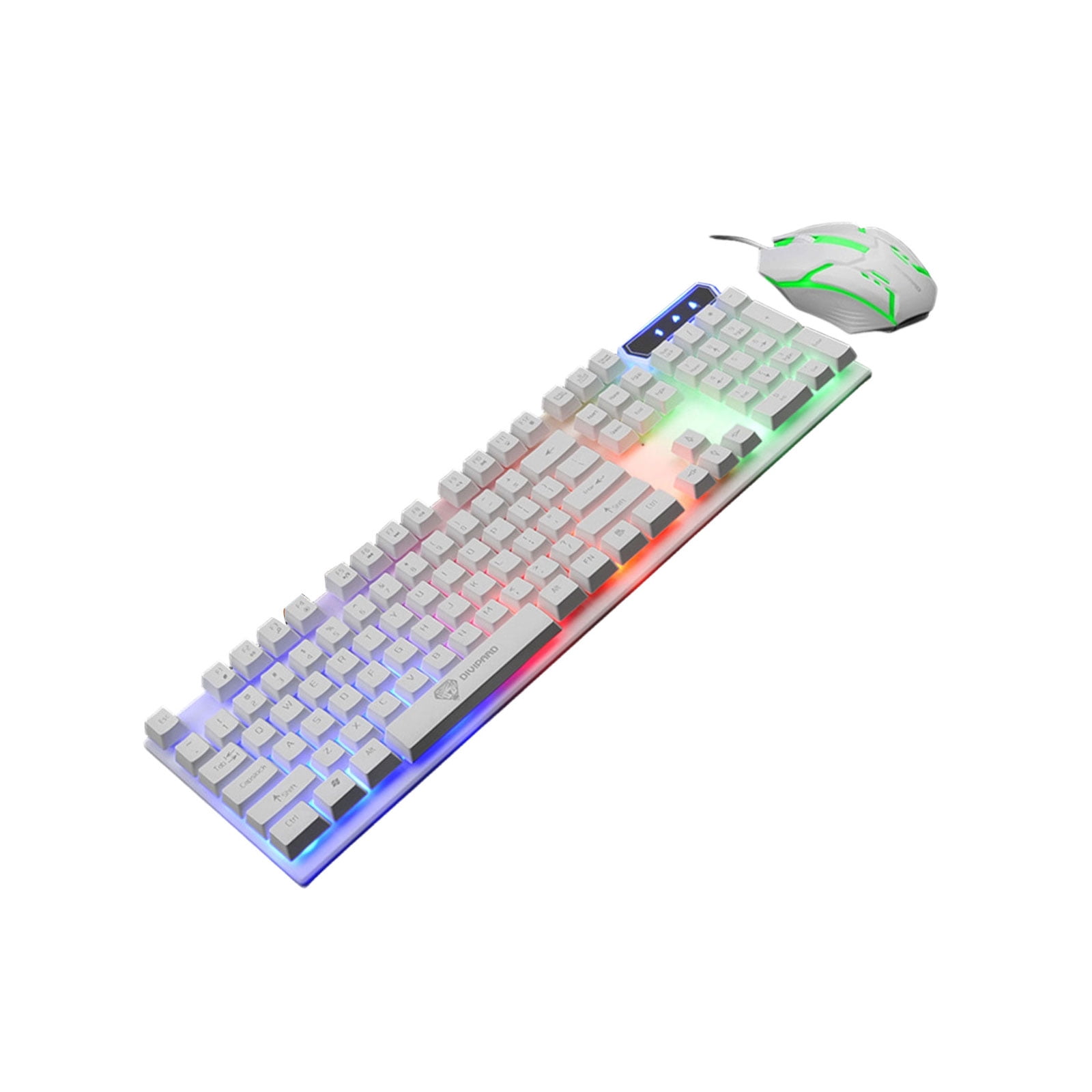 RGBs Backlit Mechanical Keyboards Combo 104Keys USB Plugs Play ...