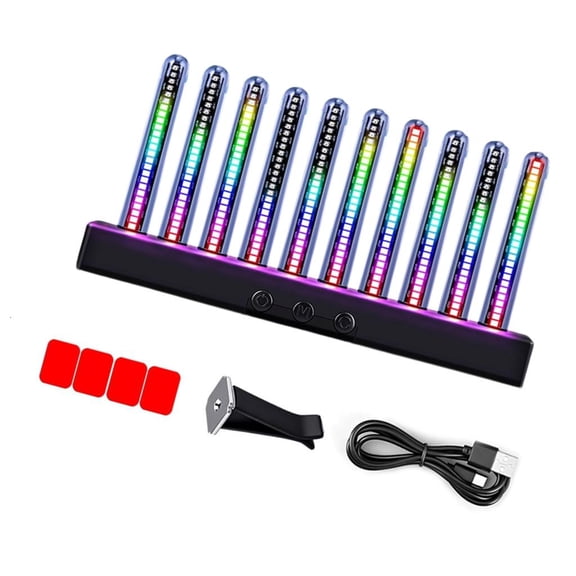 RGBs Music Visualizers Light With 8 Dynamic Pattern For Computer Desk Gaming