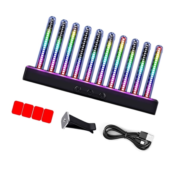 RGBs Sound Activated Music Syncs Light With Dynamic Effects For Car And Room Atmospheres