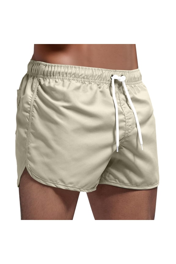 Men's Quick Dry Swimming Trunks Summer Trousers Surfing Splicing Spring Swimming Beach Shorts Board Shorts Swimwear Bathing Suits