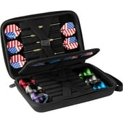 AUKUOY Dart Case for 12 Darts, Dart Carrying Storage Holder case for Dart Tips/Shafts/Flights Black Case Only!