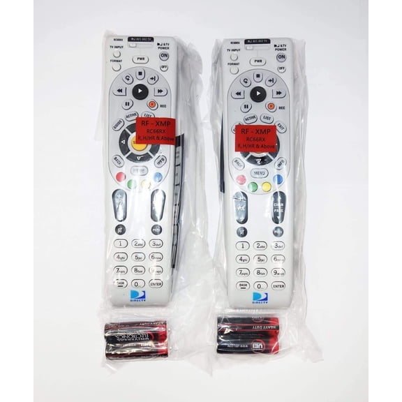 RGHJAR-2 Pack - DIRECTV RC66RX IR/RF Remote Control