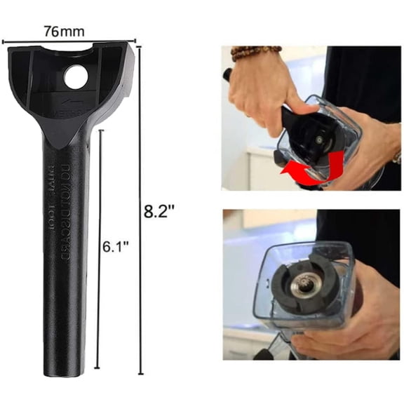 RGHJAR-Blender Wrench Retainer Nut and Blade Removal Tool Wrench for K90, K80, K85, K95, K96, YL-010, K98C, Compatible with Vita-mix Blenders, Black