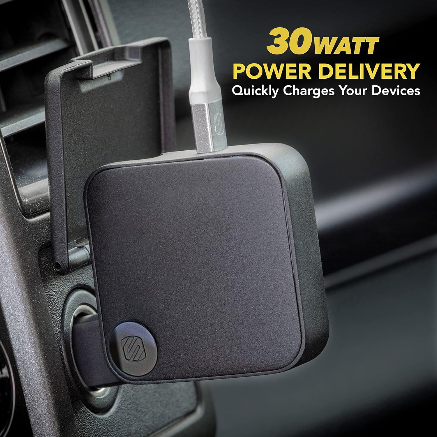 RGHJAR-HCPDC30 PowerVolt 2 in 1 30W Home and Car Charger Compatible with USB-C Devices