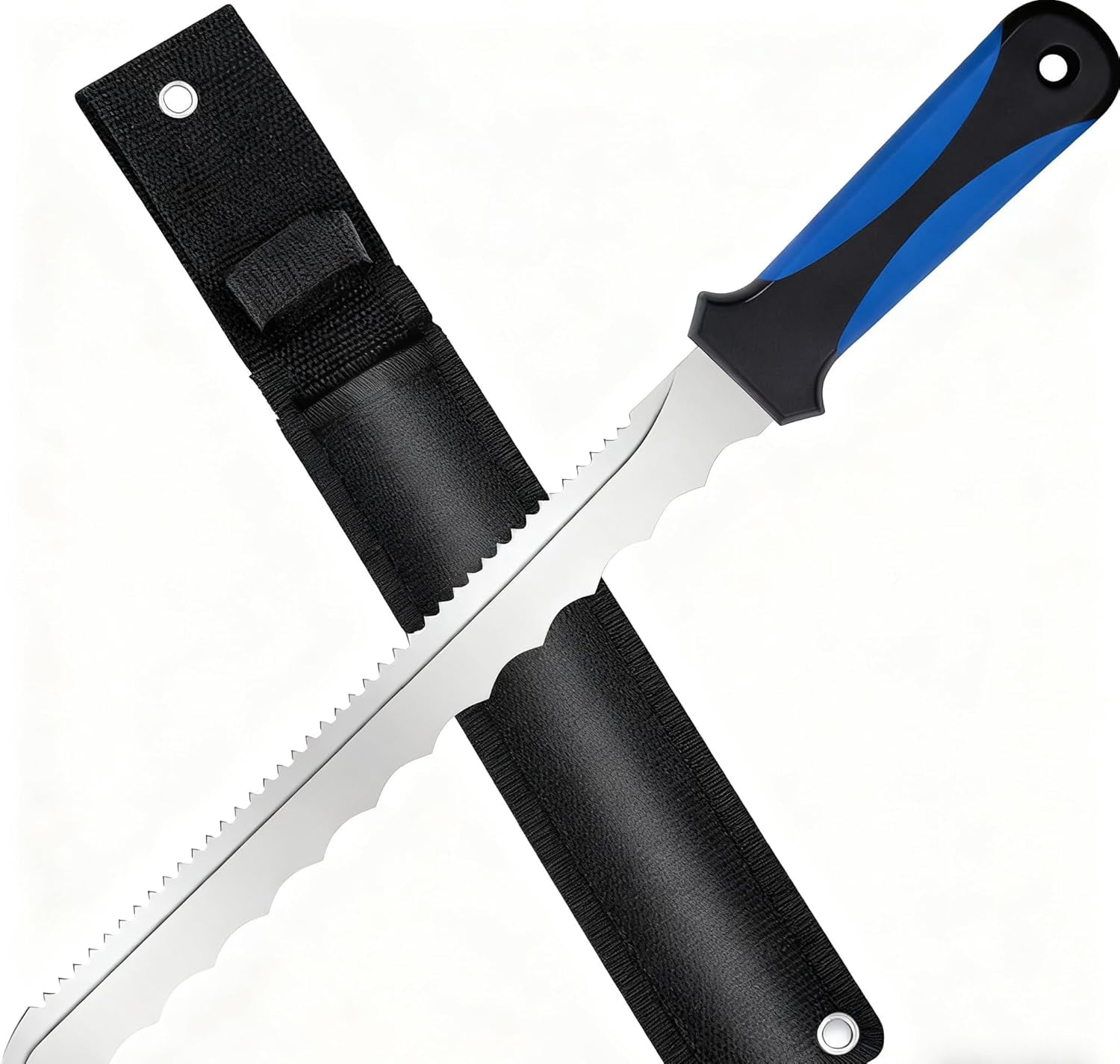 RGHJAR-Insulation Knife - Sod Cutter Knife:11.10 Stainless Steel Blade Sharp, Double Side sharp for Insulation material garden sod cutting, foam cutting