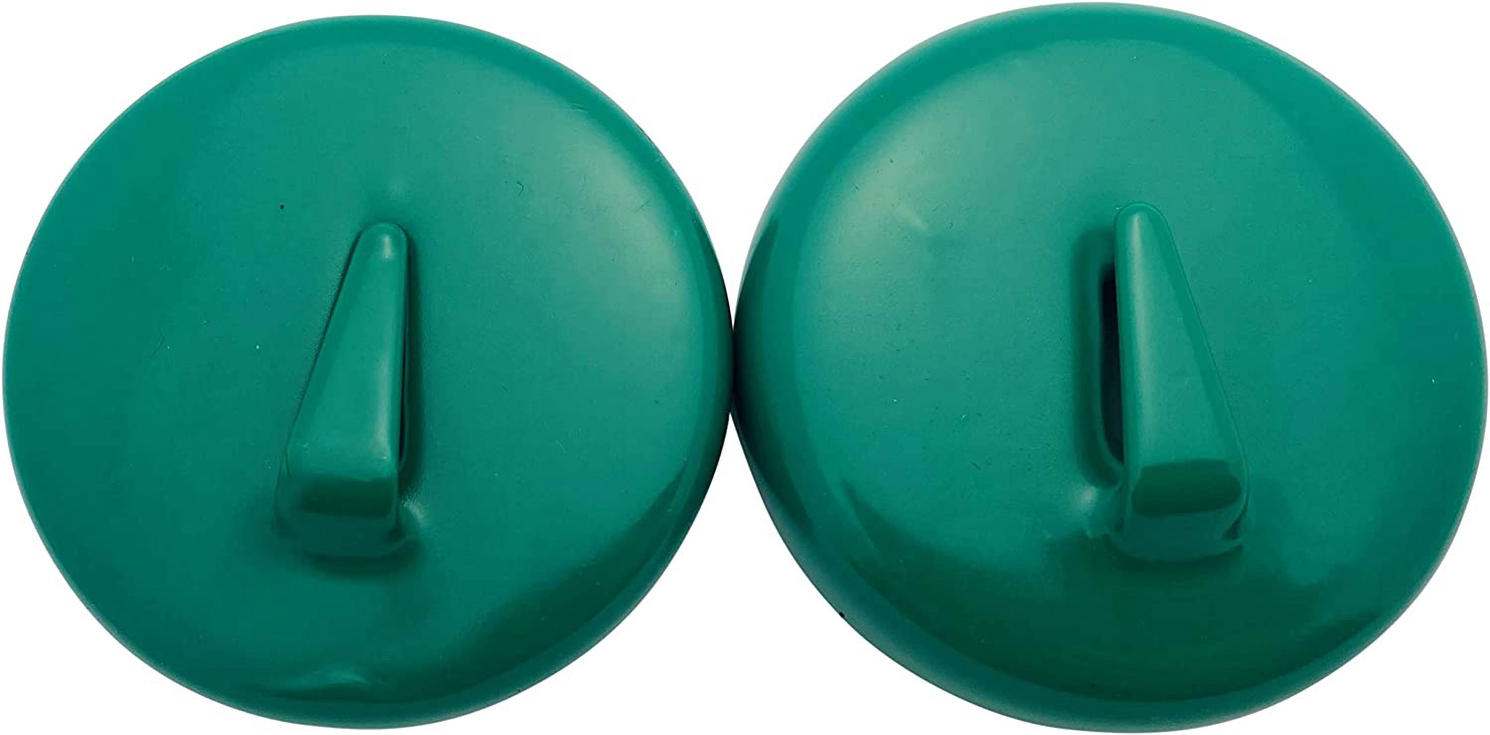 RGHJAR-Magnetic Wreath Hanger Hook for Steel Metal Doors Indoor and Outdoor in Holiday Green Each Holds 6 Pounds, Set of 2