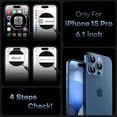 thumbnail image 1 of RGHJAR-Magnetic for iPhone 15 Pro Case, Upgraded Full Camera Protection, Compatible with Magsafe, Drop Protection, Translucent Matte Back Phone Cover 6.1-Inch (Dark Blue), 1 of 3