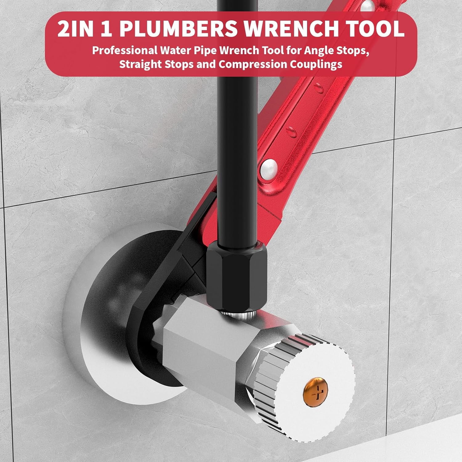 Compression Wrench RGHJAR-Plumbing Tools Angle Stop Wrench Kit - 3-Piece Plumber Tool Set ...