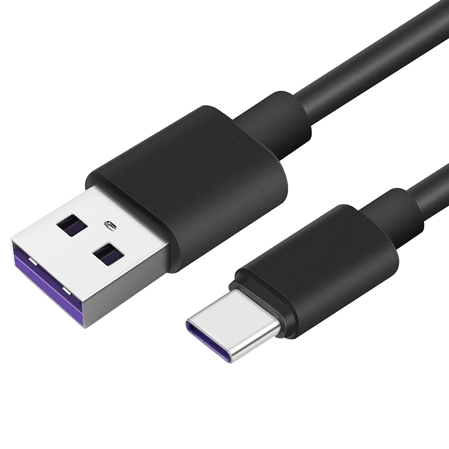 RGHJAR-Short USB to USB C Cable 1ft 10-Pack, Bulk USB A to Type C Charging Cable, 12-Inch USBc Fast Charger Cord for Android Phone, Black