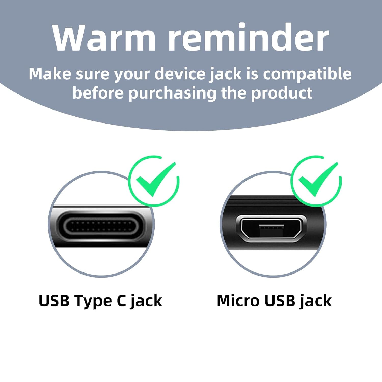 RGHJAR-Type C&Micro USB Charging Cable for Kyocera Flip Phone DuraForce Pro, DuraXE (E4710), DuraXV LTE, DuraXTP,DuraXT,DuraXA,DuraTR,E656,E4255,DuraForce Pro 2/3, Ultra 5G E7110Charger Cord Replacem