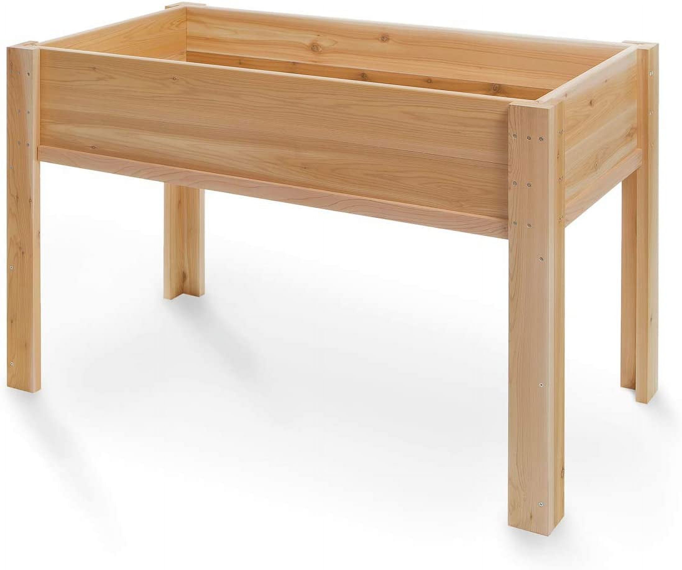 RGL34 Deluxe Raised Garden Box with Legs Handcrafted Western Red
