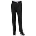 thumbnail image 1 of RGM Dress Pants for Men Slim fit Modern Flat-Front - Formal Business Wrinkle Free No Iron Black-Expandable 48W x 29L-Slim, 1 of 4