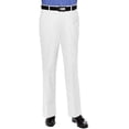 thumbnail image 1 of RGM Dress Pants for Men Slim fit Modern Flat-Front - Formal Business Wrinkle Free No Iron White 34 Medium, 1 of 4