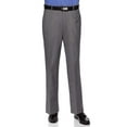 thumbnail image 1 of RGM Gentleman's Only Dress Pants for Men Skinny fit Modern Flat-Front - Formal Business Wrinkle Free No Iron Grey 32 Medium, 1 of 1