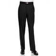 thumbnail image 1 of RGM Men's Flat Front Dress Pant Modern Fit - Perfect for Office, Business and Every Day! Black 44 Medium, 1 of 4
