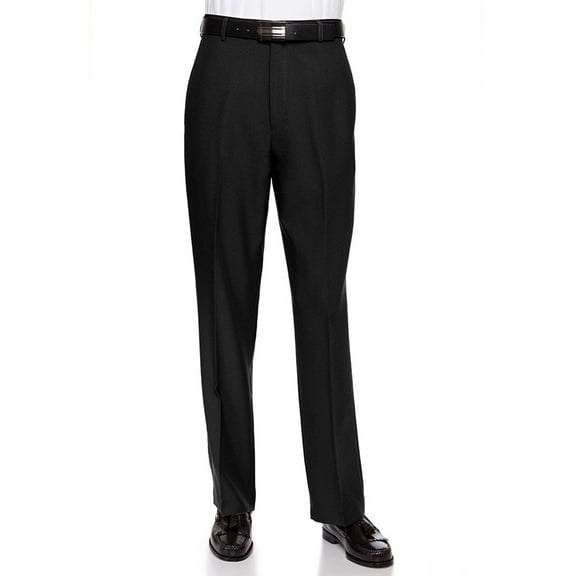 RGM Men's Flat Front Traditional Fit Dress Pant