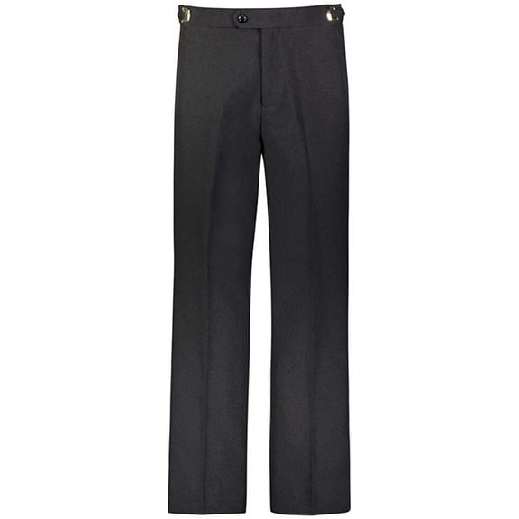 RGM Men's Tuxedo Pants Side Satin Stripe - Pleated Or Flat Front 36W x 32L Slim