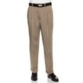 thumbnail image 1 of RGM Men's Work To Weekend Microfiber Performance Traditional Fit Pleated Dress Pant, 1 of 3