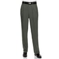 thumbnail image 1 of RGM Men's Work to Weekend Pleated Front Dress Pant Olive-Microfiber 34 Short, 1 of 3