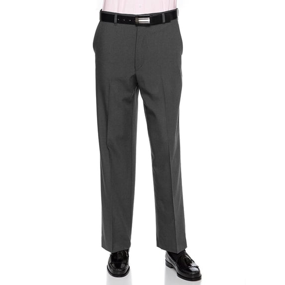 RGM Mens Flat Front Poly Wool Dress Pant